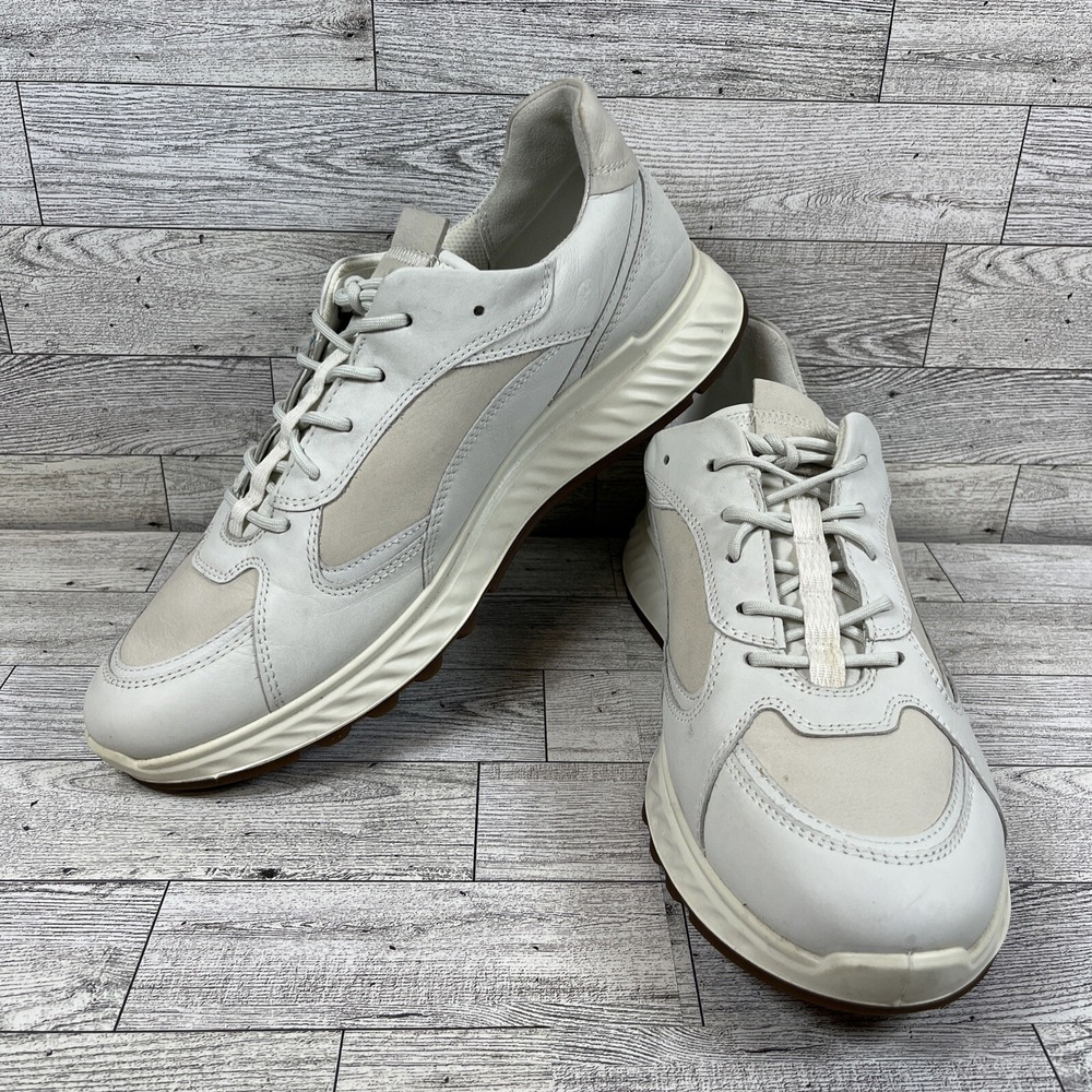 ECCO ST.1 White‎ Leather Sneaker Shoes Women Size EU 42 US 11